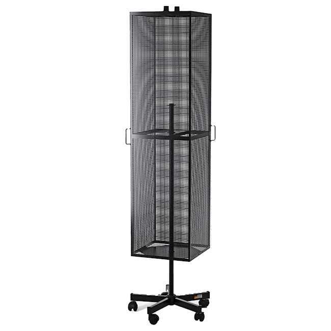 Présentoir de vente noir